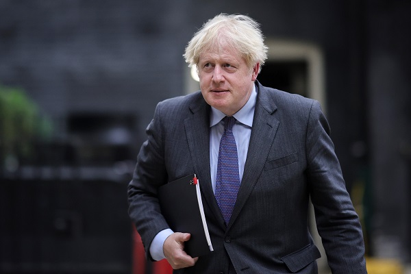 英國首相強生希望早日築起免疫圍牆/圖:強生臉書