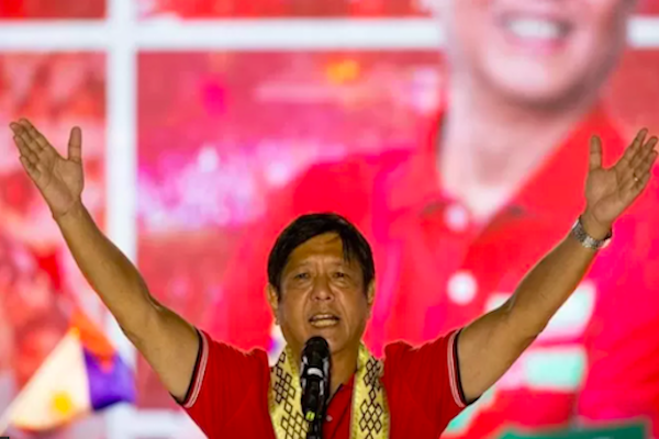 菲律賓新任總統當選人小馬可仕(Ferdinand Marcos Jr)/網路圖片