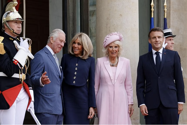 英王查爾斯三世(King Charles III) 偕同妻子卡蜜拉皇后訪法/網路圖片