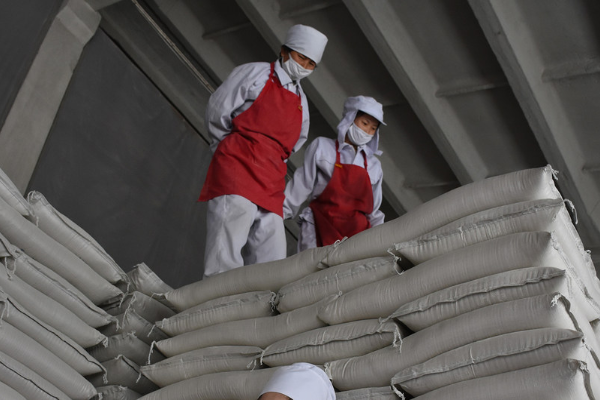 糧食署提供朝鮮一家食品廠支持。