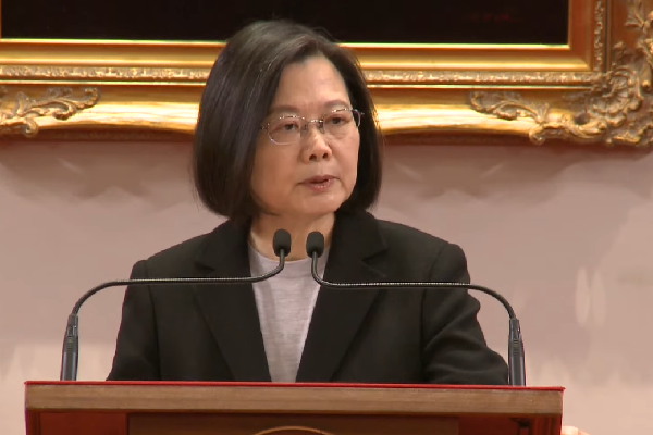 總統發表元旦談話
