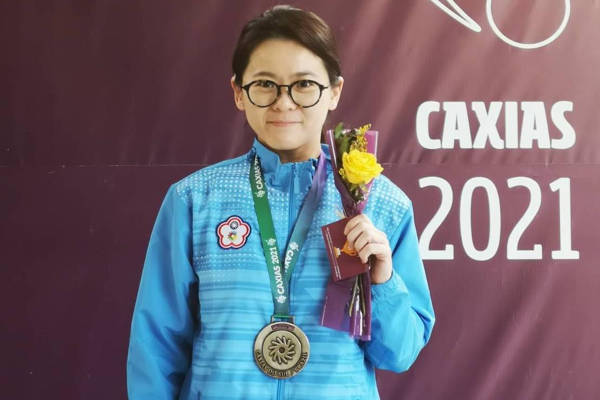 高雅茹奪巴西聽奧25公尺手槍銅牌--擷取自體育署官網