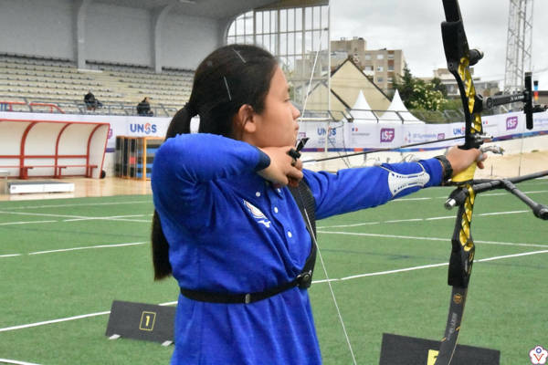 射箭女子選手李彩綺囊括個人、團體及混雙3金--擷取自體育署官網