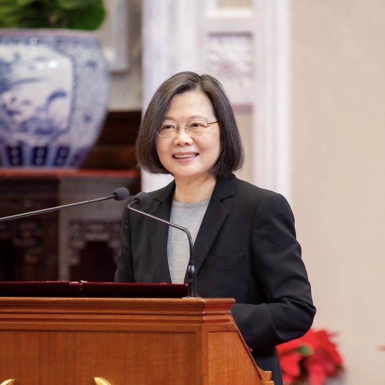 圖擷取自蔡英文臉書