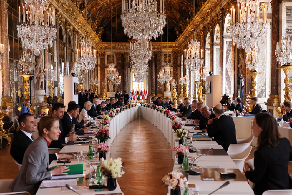歐盟10日於法國巴黎郊外的凡爾賽(Versailles)舉行為期兩天的領袖會議。圖片來源: 歐盟