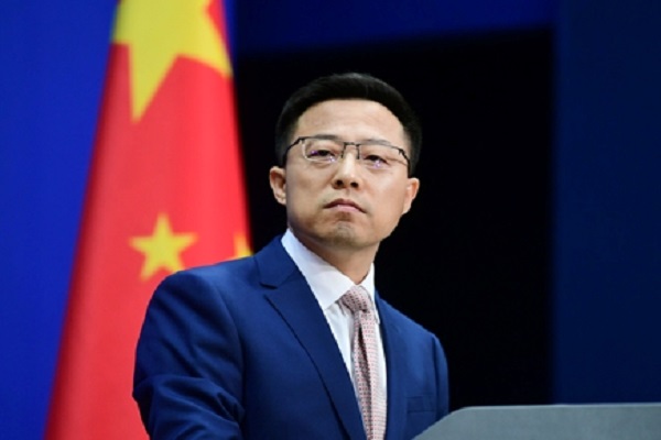 中國外交部發言人趙立堅(圖擷取自中國外交部官網)