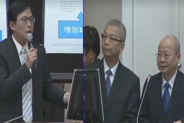 黃國昌質詢許虞哲、李瑞倉/圖擷取自網路