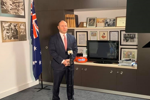 澳洲財長佛萊登柏格(Josh Frydenberg)/臉書照片