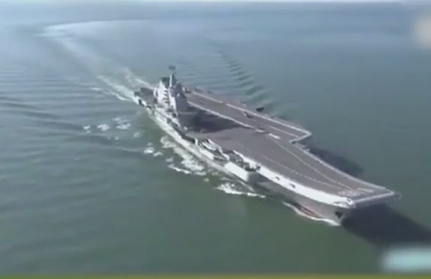 中國航空母艦遼寧號(圖擷取自網路)