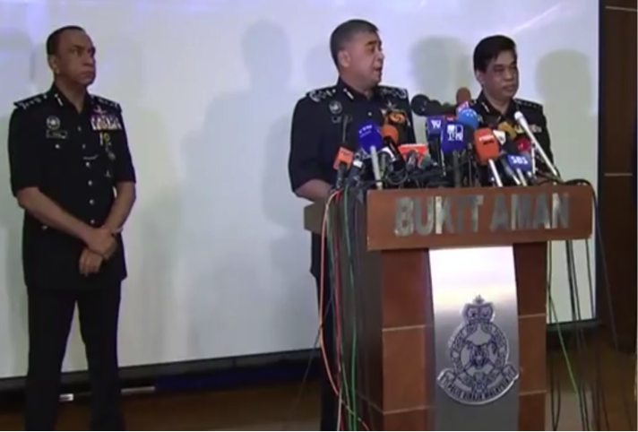 馬來西亞全國總警長卡立阿布巴卡/擷取網路