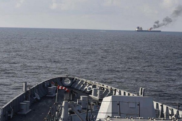 印度「維薩卡帕特南號」(INS Visakhapatnam)在亞丁灣執行任務/網路圖片