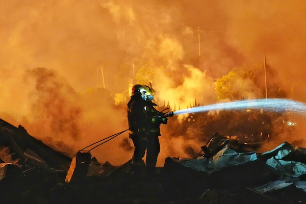 瀏陽市「華盛煙花製造公司」廠區發生大爆炸/網路圖片