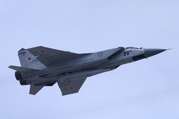 2022年8月侵入芬蘭領空的俄羅斯 MiG-31 戰鬥機/網路圖片
