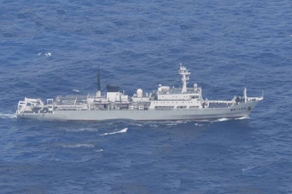 中國測量艦再闖日領海/網路新聞