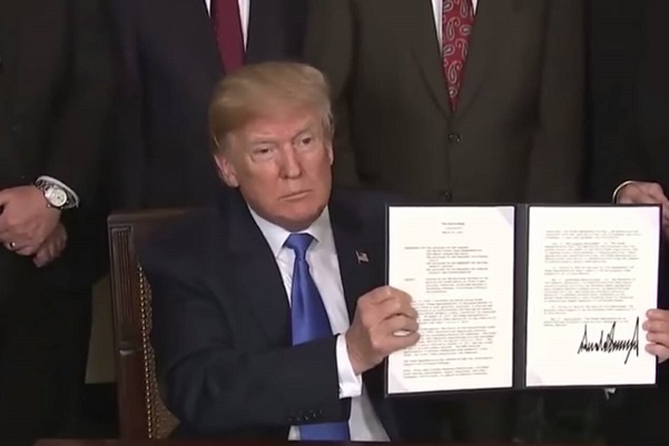 川普宣布對中國課600億美元報復性關稅/網路截圖