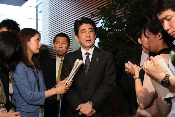 南韓徵用工訴訟讓安倍進一步與韓國交惡/圖首相官邸