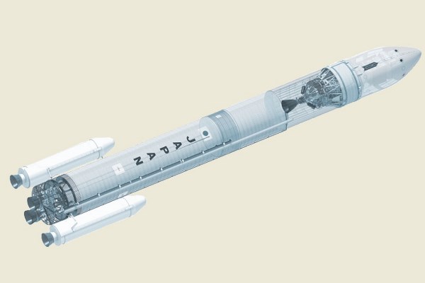 日本宇宙航空研究開發機構H3二號機火箭。(圖片擷取自JAXA網站)
