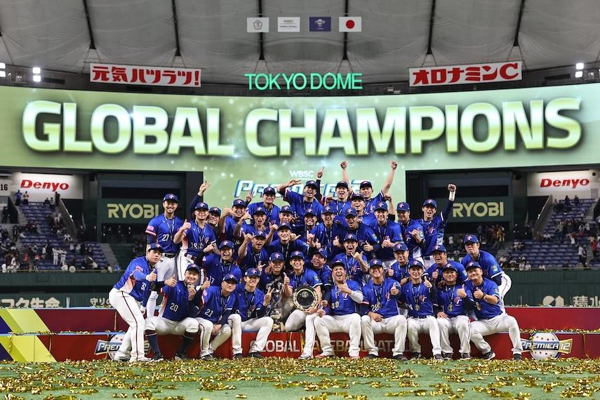 中華隊於世界棒球12強賽獲得冠軍--擷取自中華職棒大聯盟官網