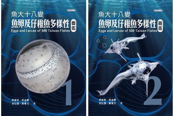 魚大十八變-魚卵及仔稚魚多樣性圖鑑。(圖/國家海洋研究院提供)