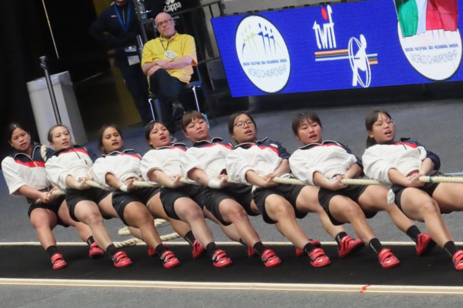 我國女子拔河代表隊參加2024世界室內拔河錦標賽--擷取自運動部官網