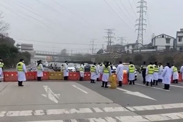 武漢封城令執行情形/網路圖片
