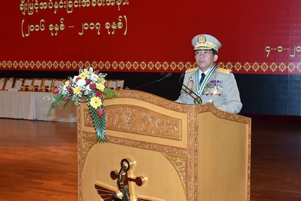 緬甸總司令敏昂萊/圖擷取自個人臉書