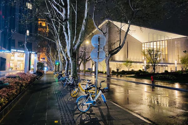 上海封城景象/網路圖片