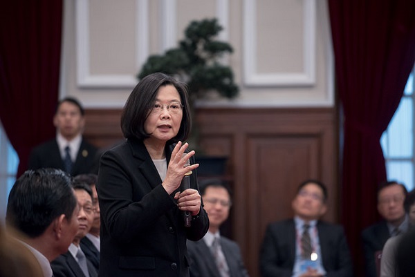 總統蔡英文接見亞洲台灣商會聯合總會回國訪問團/圖總統府
