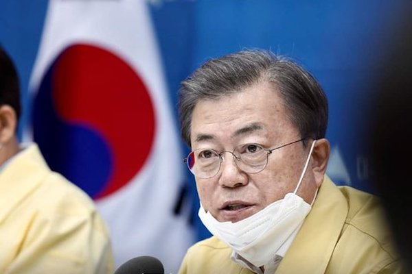 韓政府支付所有入境者檢查費/圖青瓦台官網