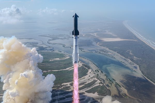 圖片擷取自SpaceX平台X。