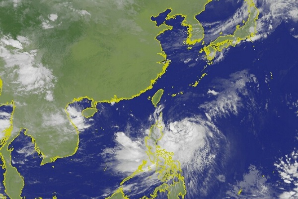 白鹿颱風位置(圖/中央氣象局)