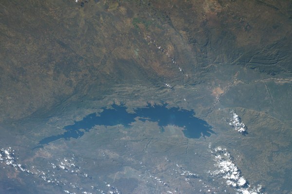 卡瑞巴湖Lake Kariba。(圖片擷取自維基百科)